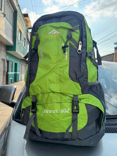 [--60L-Verde] Morral   60L Verde