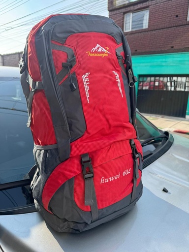 [--60L-Rojo] Morral   60L Rojo