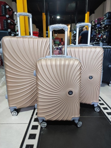 [Fib-75-Grand 4-Dorado] Maleta Fibra 75 Grand 4 Dorado