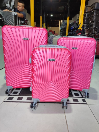 [Fib-76-Med 3-Fucsia] Maleta Fibra 76 Med 3 Fucsia
