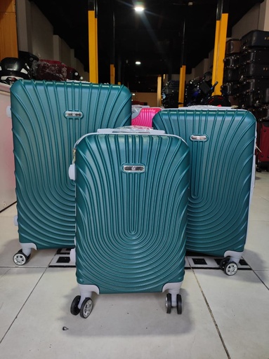 [Fib-76-Grand 3-Verde Es] Maleta Fibra 76 Grand 3 Verde Esmeralda