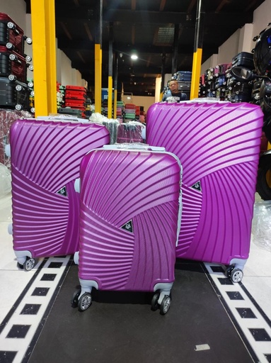 [Fib-77-Med 2-Morado] Maleta Fibra 77 Med 2 Morado