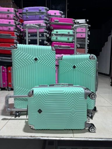 [Fib-80-Grand 3-Verde Me] Maleta Fibra 80 Grand 3 Verde Menta