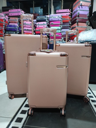 [Fib-81-Grand 3-Palo Ros] Maleta Fibra 81 Grand 3 Palo Rosa