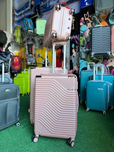 [Fib-82-Grand 3-Palo Ros] Maleta Fibra 82 Grand 3 Palo Rosa