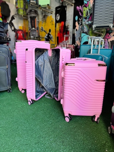 [Fib-82-Med 3-Rosado B] Maleta Fibra 82 Med 3 Rosado Bebe