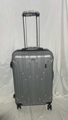 [Fib-08-Med 3-Gris Pla] Maleta Fibra 08 Med 3 Gris Plata